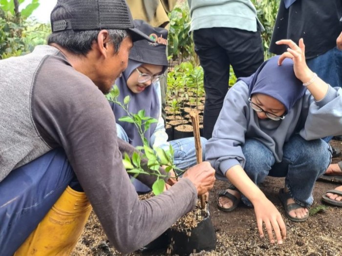Sekolah California Tanam Pohon Bulan Dukung Pendidikan Sains dan Konservasi